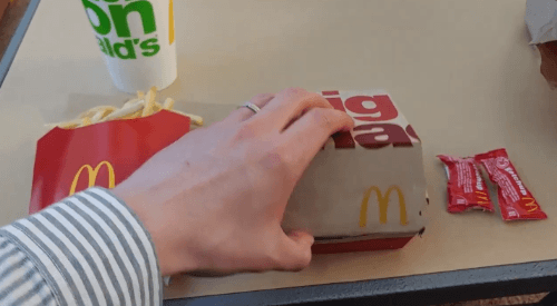 미국 맥도날드 빅맥 크기.gif | 인스티즈