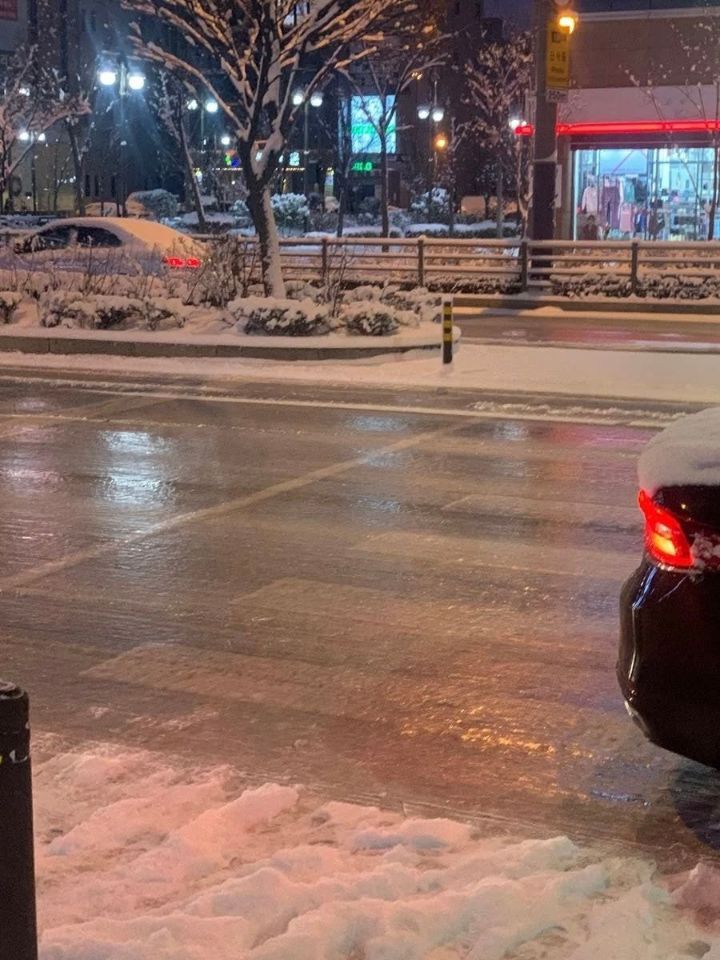 제설 대참사 일어난 어제자 전주시 도로 상태.jpg | 인스티즈