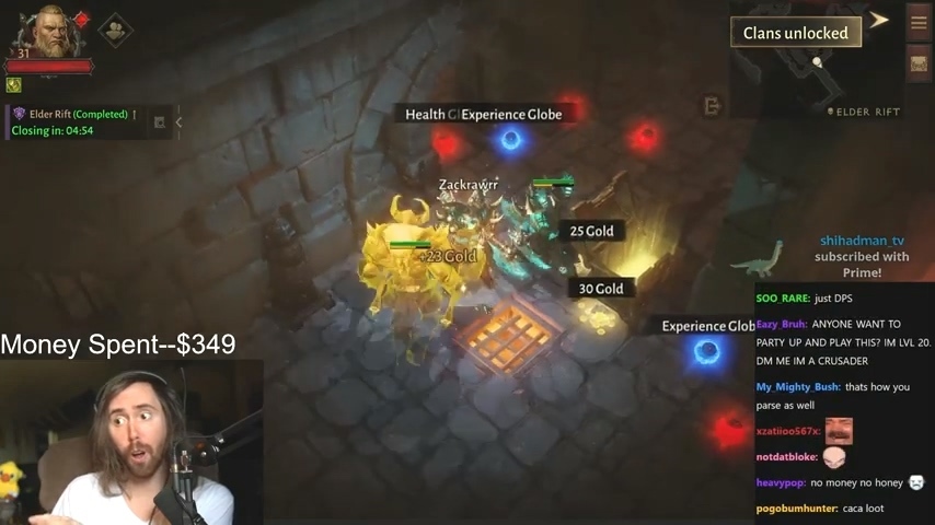 디아블로 이모탈 과금 구조에 정신 못차리는 해외 스트리머들 | 인스티즈