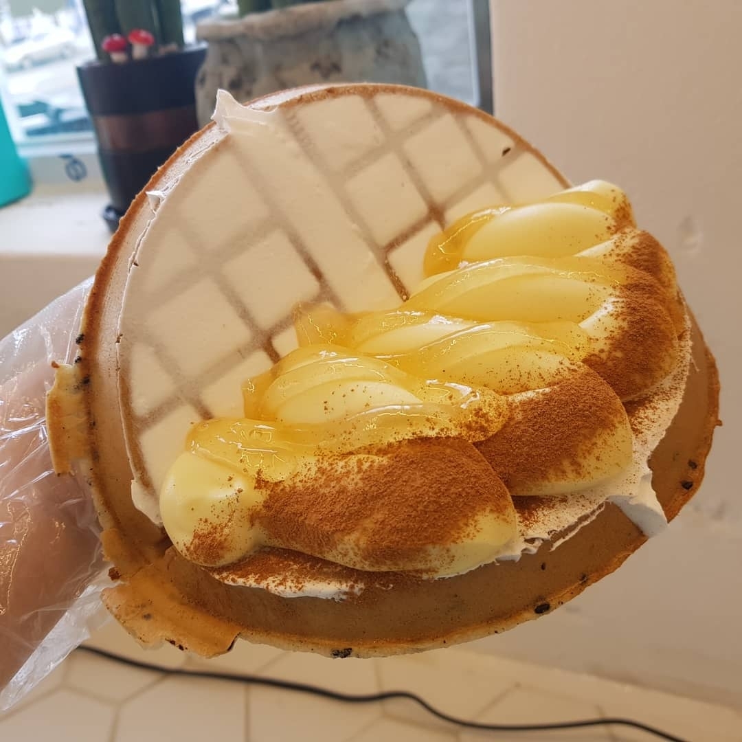 와플에 뽀얀 커스터드 크림..........jpg | 인스티즈