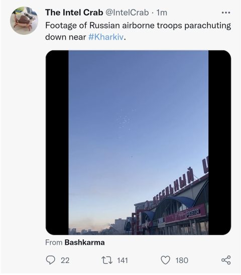 [속보] 벨라루스군도 우크라이나 침공 시작/우크라이나 제2도시 하르키우에 러시아 공수부대 낙하 | 인스티즈