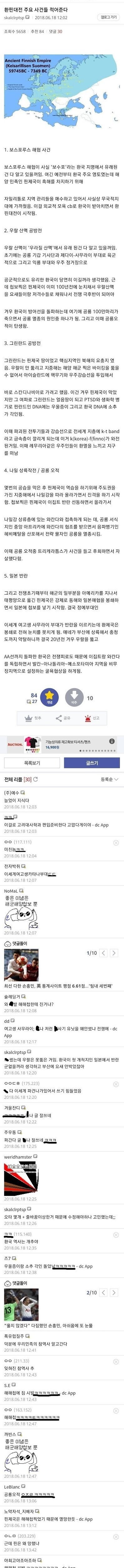 서구 커뮤에서 핫했던 대체역사 [고대한국vs핀란드전쟁] | 인스티즈