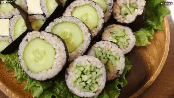 오이 싫어하는 사람이 보면 경악하는 김밥 | 인스티즈