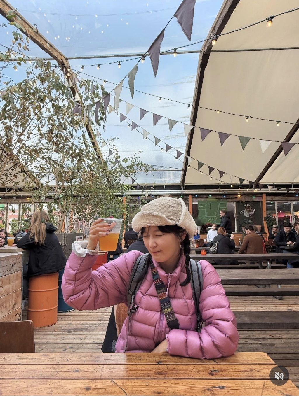 핑크색 곱창패딩 | 인스티즈