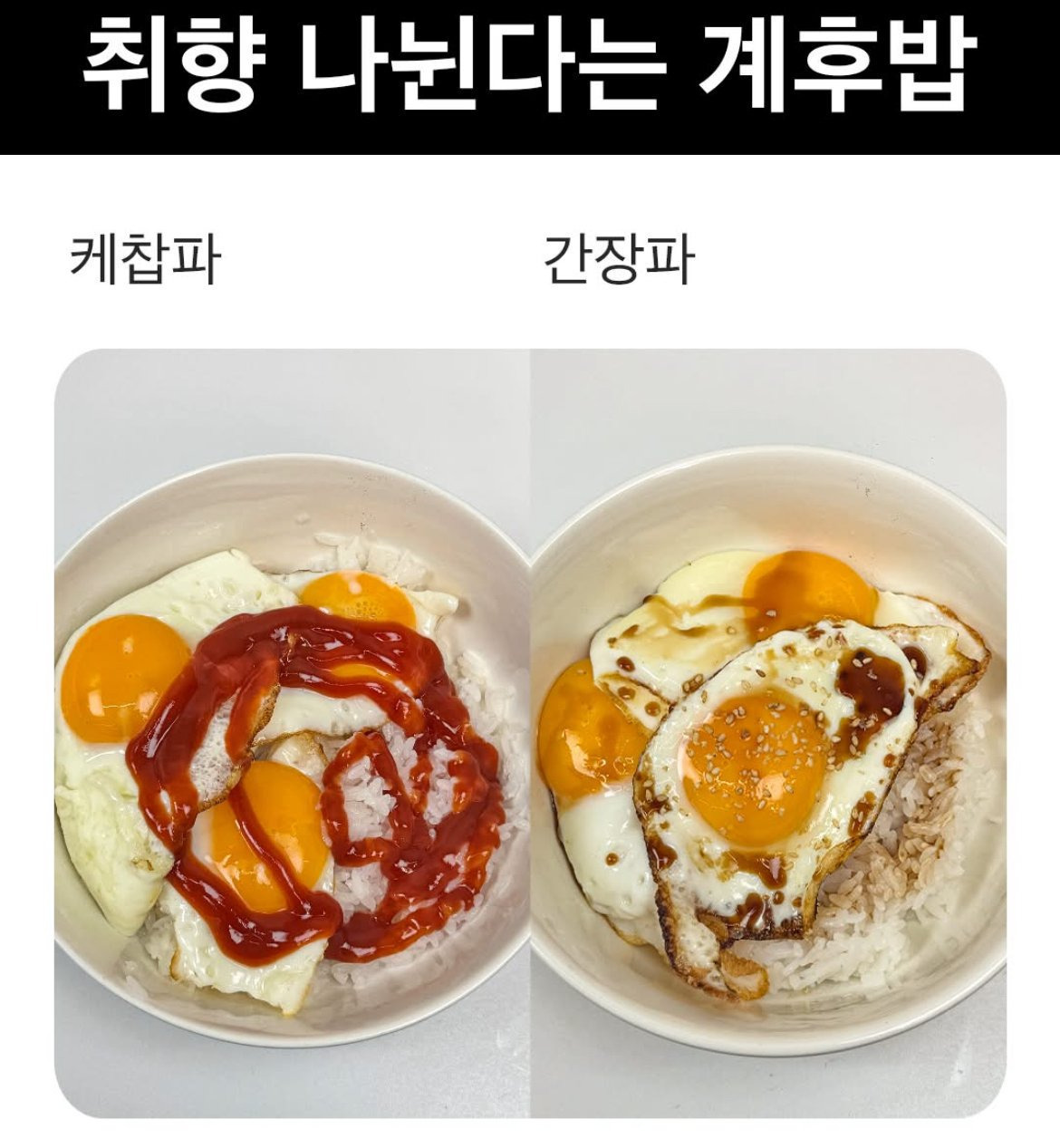 은근히 반반으로 나뉜다는 계후밥 취향.JPG | 인스티즈