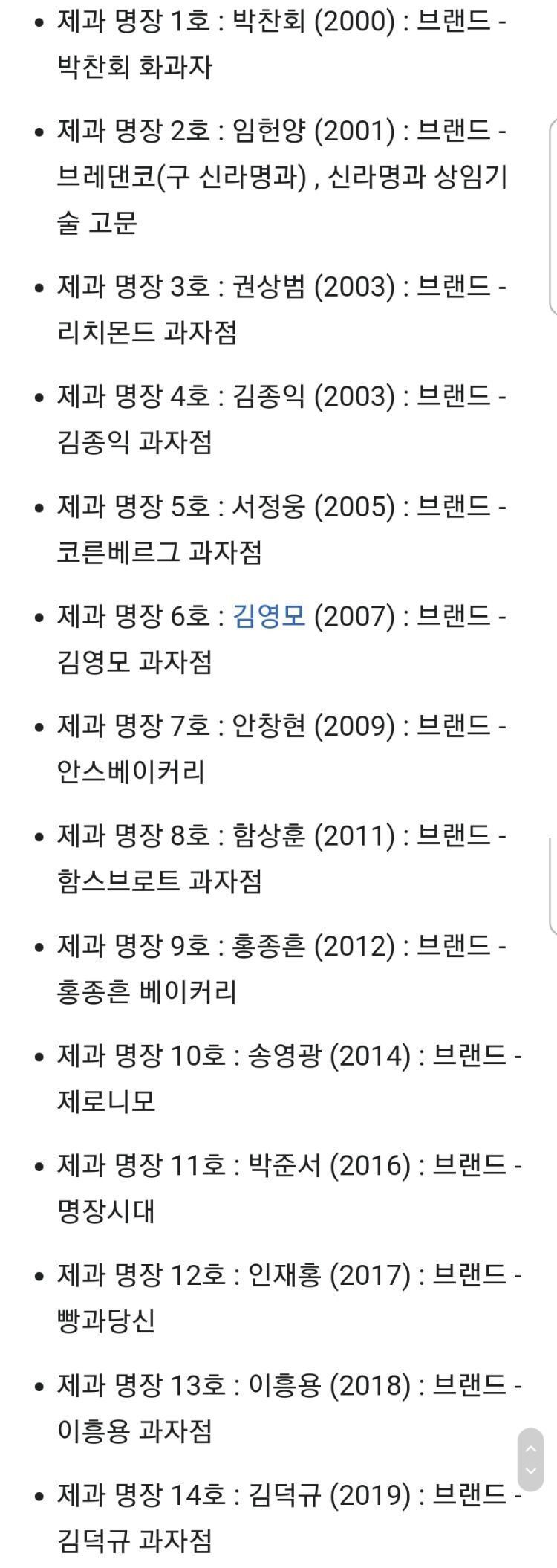 대한민국에 차고 넘치는 제빵 명장들의 진실...jpg | 인스티즈