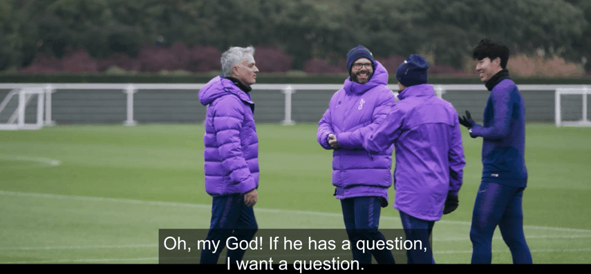 무리뉴가 손흥민 좋아하는게 보이는 훈련장 장면 | 인스티즈