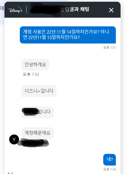 뭔가 좀 많이 이상한 디즈니 플러스 상담원.jpg | 인스티즈