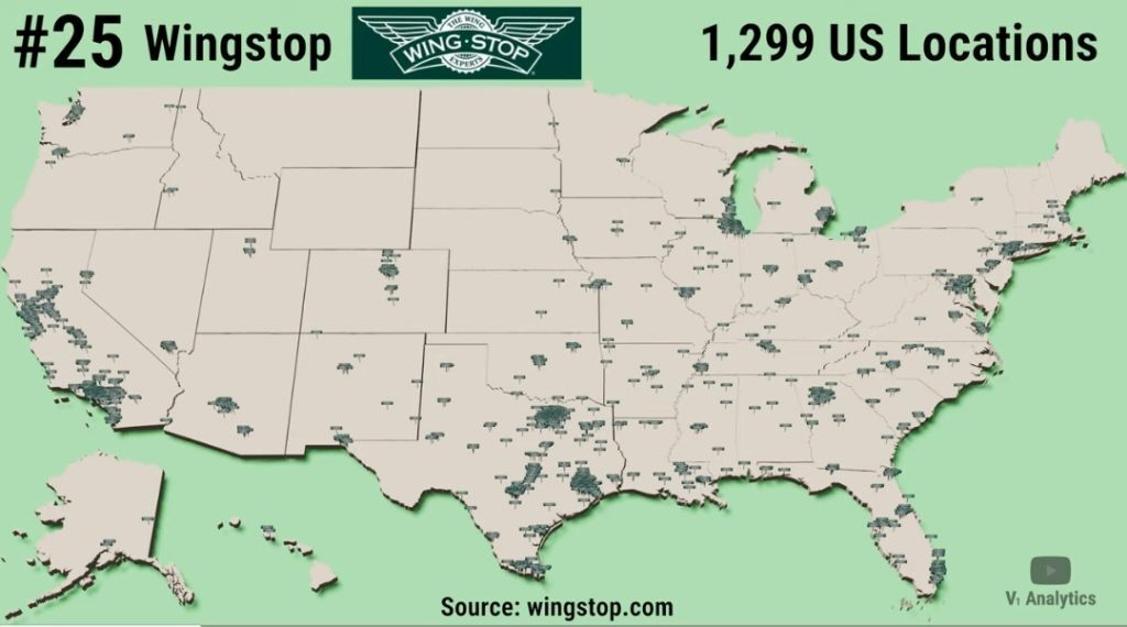 미국 패스트푸드 체인점 점포수 top 30 | 인스티즈