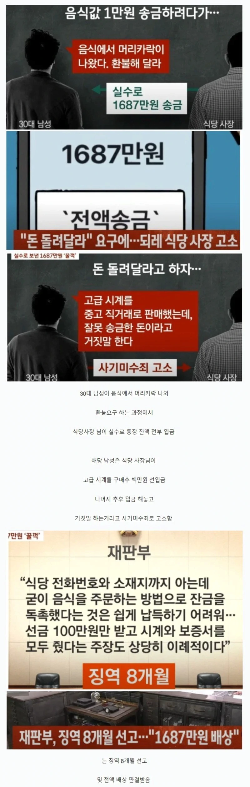 실수로 약 1600만원 송금해서 돌려달라 하자 되레 상대방 고소 | 인스티즈