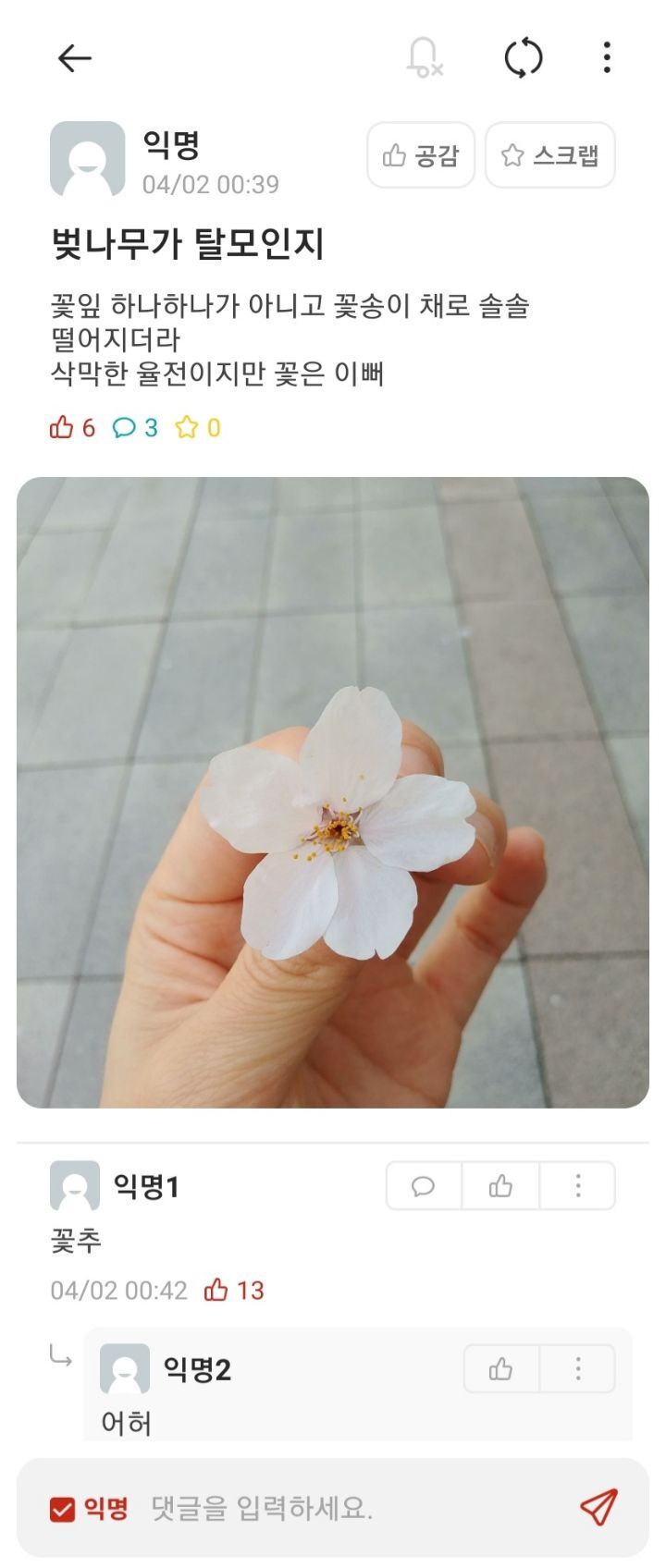 낭만이 넘치는 에타 | 인스티즈