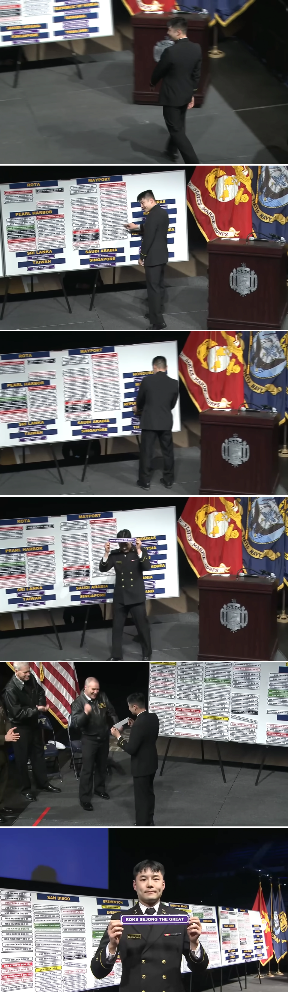 특이점이 있는 미국 해군사관학교 졸업생 자대배치.jpg | 인스티즈