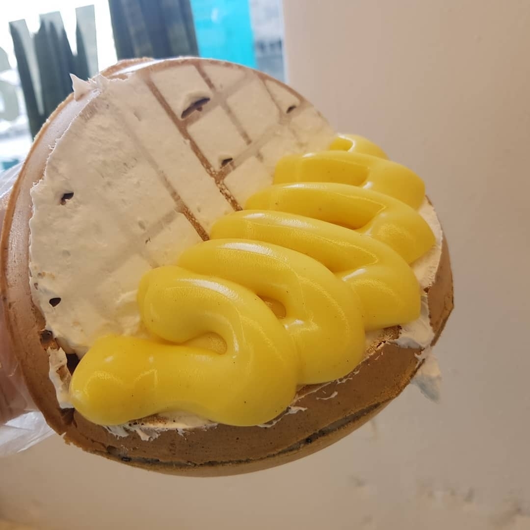 와플에 뽀얀 커스터드 크림..........jpg | 인스티즈