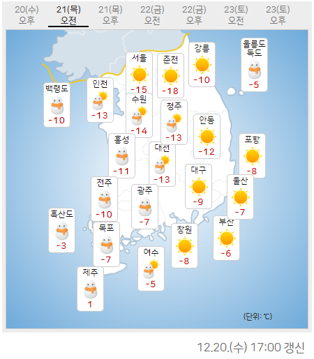 내일 날씨 개추~ | 인스티즈