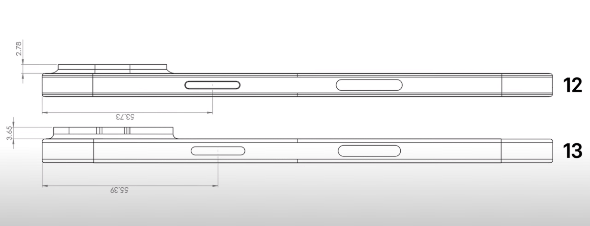 (루머) 아이폰13 전체적으로 카메라 더 커지고 돌출.jpg | 인스티즈