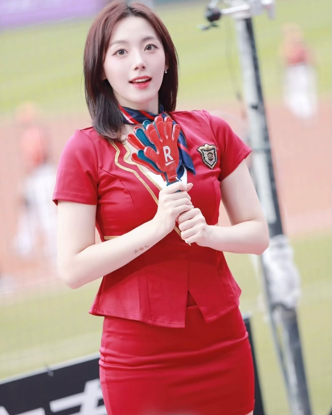 하지원 치어리더 스튜어디스 컨셉 복장.jpg | 인스티즈