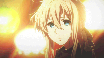 작화 끝판왕 감성애니, 바이올렛 에버가든 .gif | 인스티즈