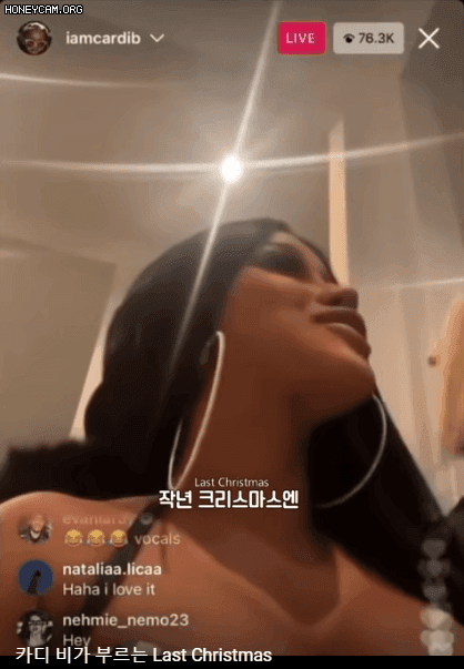 카디 비가 부르는 라스트 크리스마스 | 인스티즈