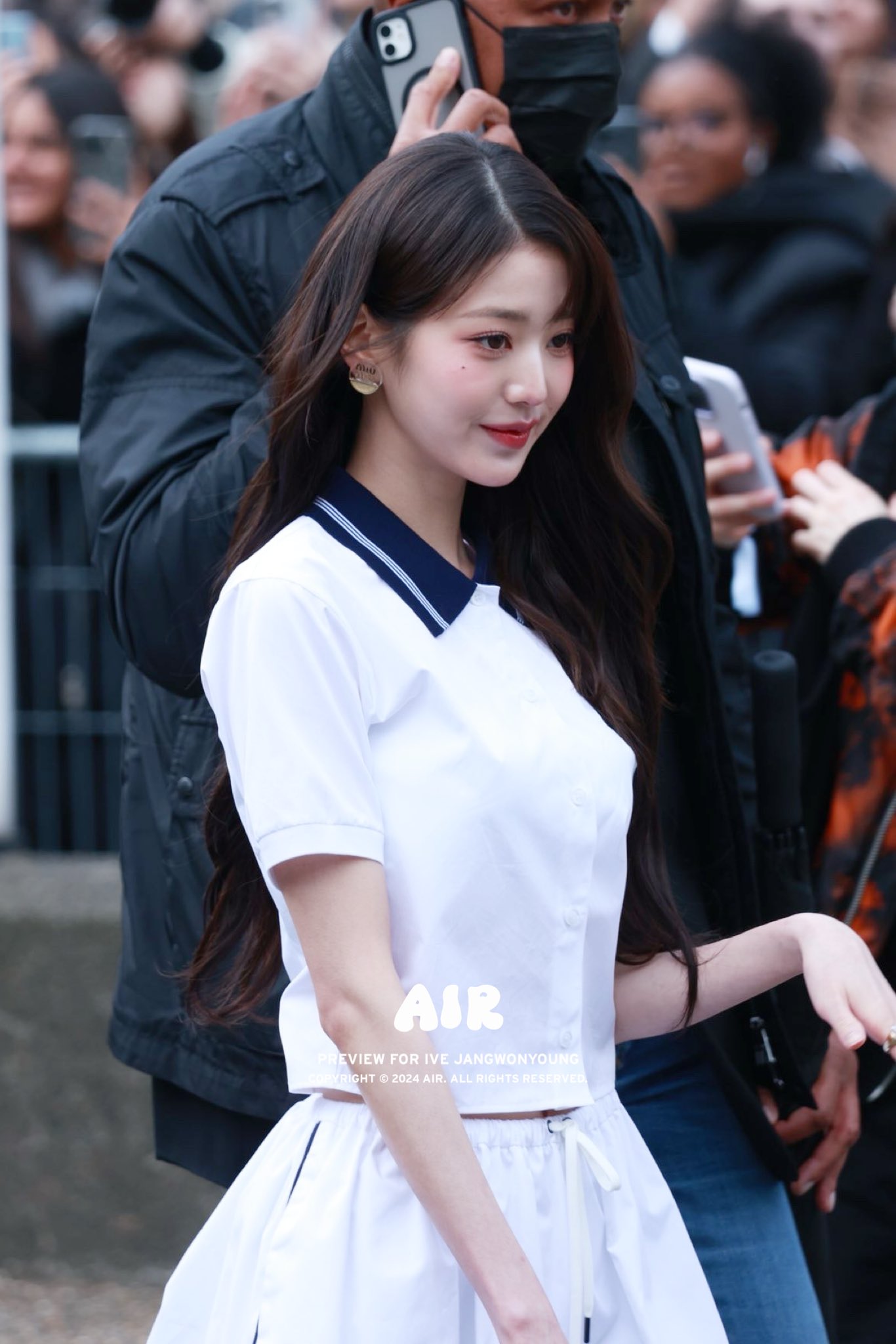오늘자 파리패션위크 미우미우쇼 퇴근하는 아이브 장원영 | 인스티즈