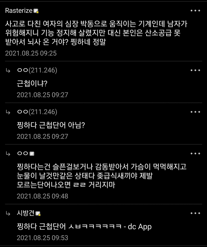 요즘 디씨 어휘력 근황..jpg | 인스티즈