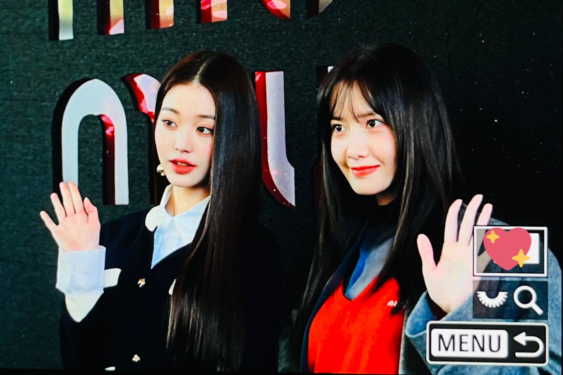 파리패션위크에서 프라다 회장과 이야기하는 아이브 장원영 | 인스티즈