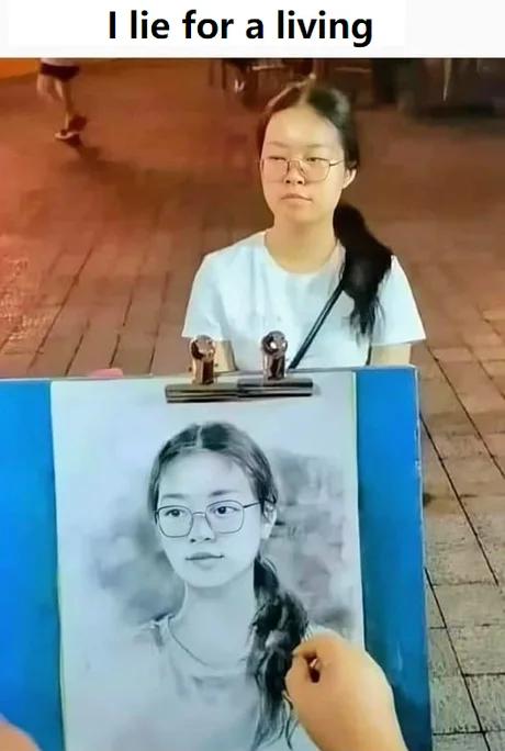 길거리 화가가 장사하는 방법 | 인스티즈