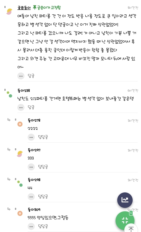 남사친이랑 호텔뷔페 가기로했는데 애인이 기분나빠할까? | 인스티즈