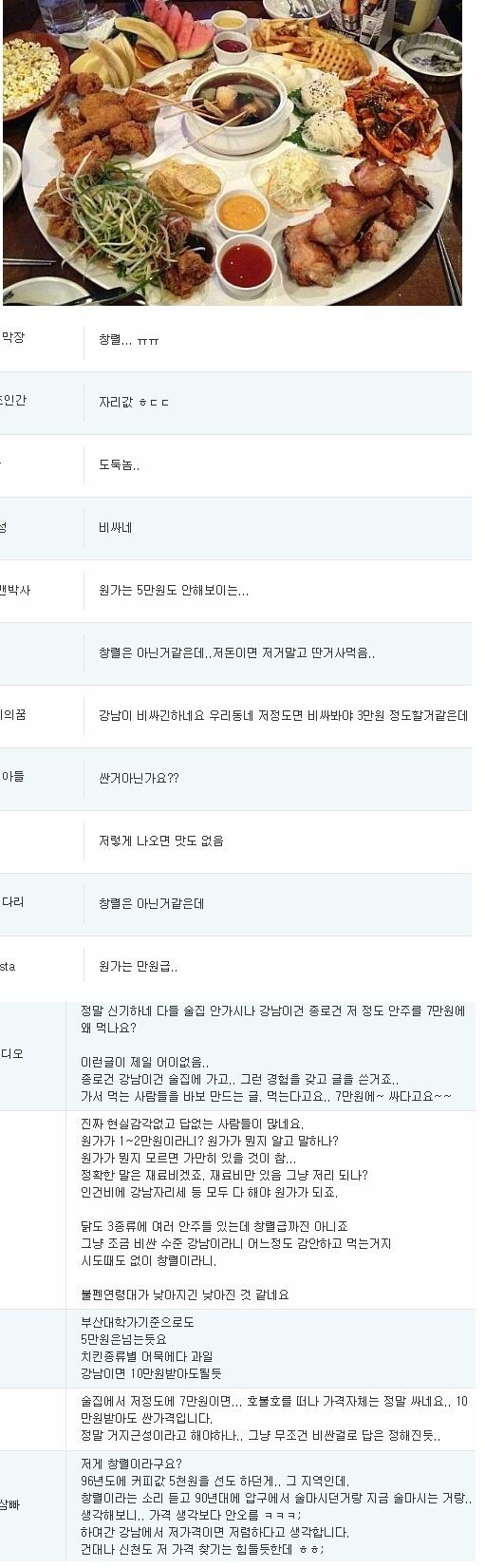 7만원짜리 술안주.jpg | 인스티즈