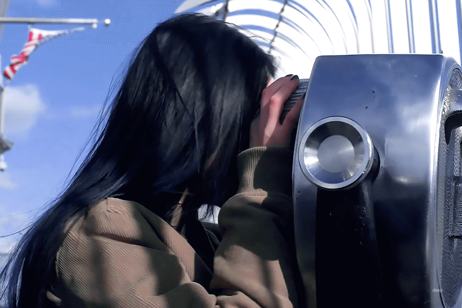 뉴욕에 간 카리나에겐 감동이 있다.gif | 인스티즈