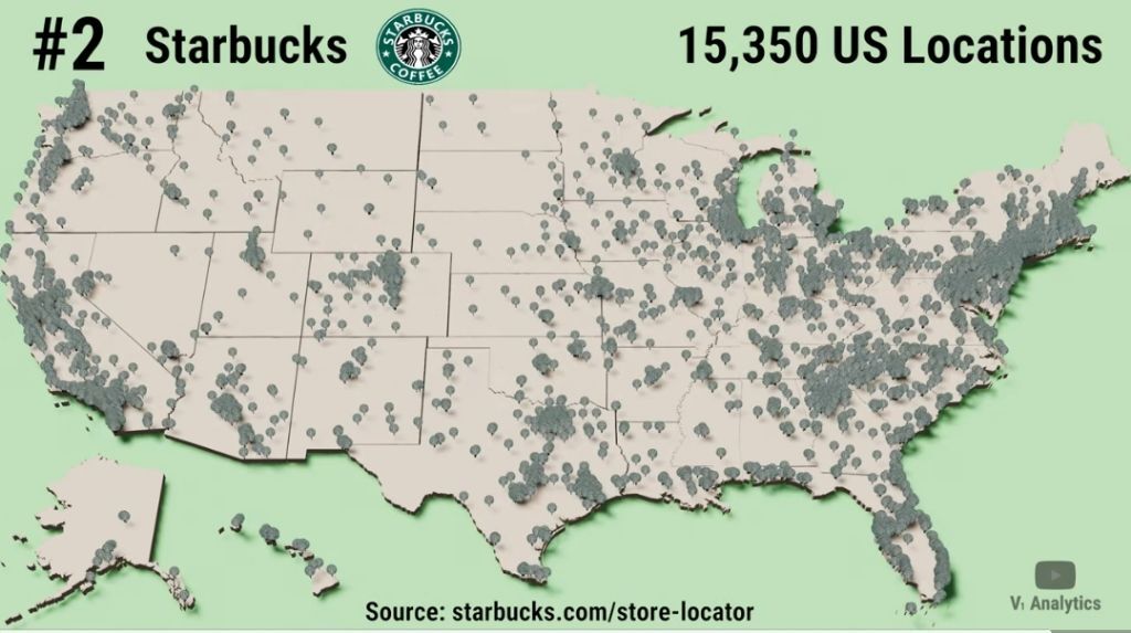 미국 패스트푸드 체인점 점포수 top 30 | 인스티즈