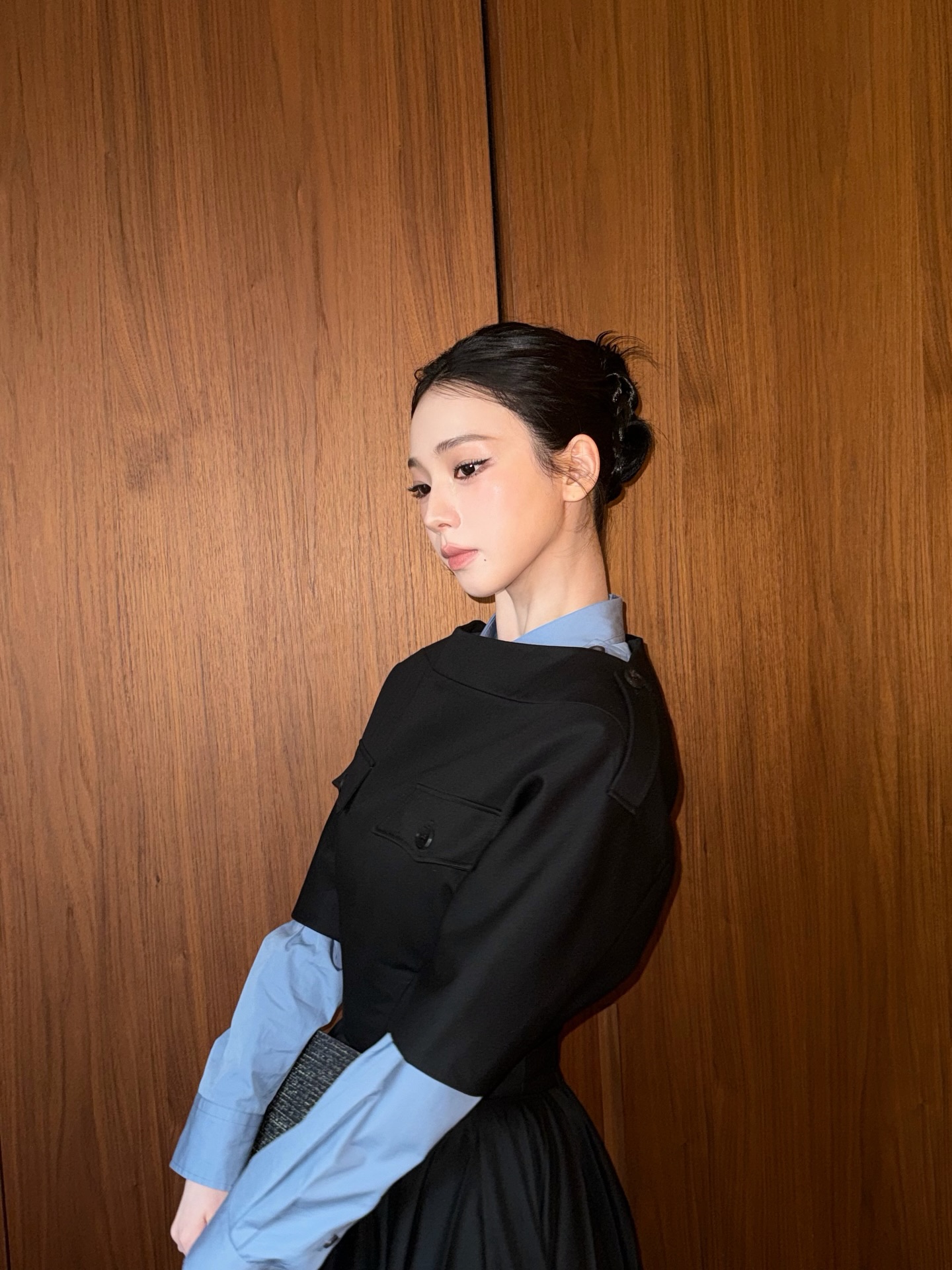 올빽머리 프라다 풀착장한 카리나 인스타 .jpg | 인스티즈