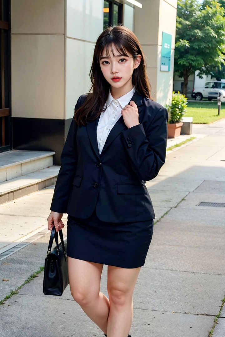 건전) 오늘자 AI가 그린 귀여운 정장녀 실사 | 인스티즈