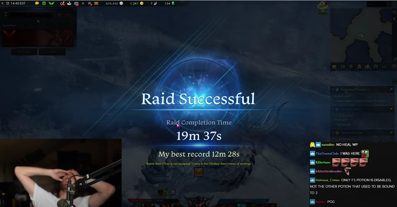 해외 유명 스트리머 로스트아크 가디언 토벌 영혼의 맞다이.jpg | 인스티즈