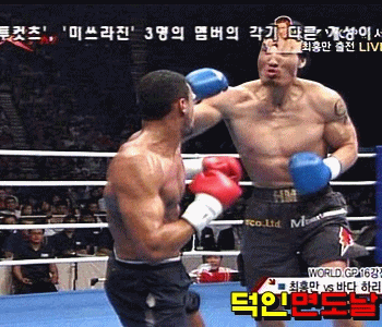 홍만이형 온몸에서 천연 스테로이드 나오던 시절.gif | 인스티즈