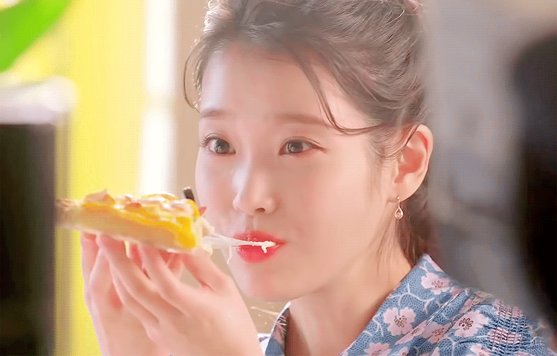 반올림피자 아이유.gif | 인스티즈