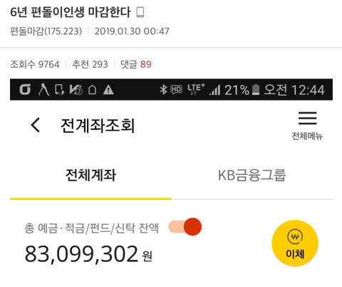 6년편돌이인생 마감한다 | 인스티즈