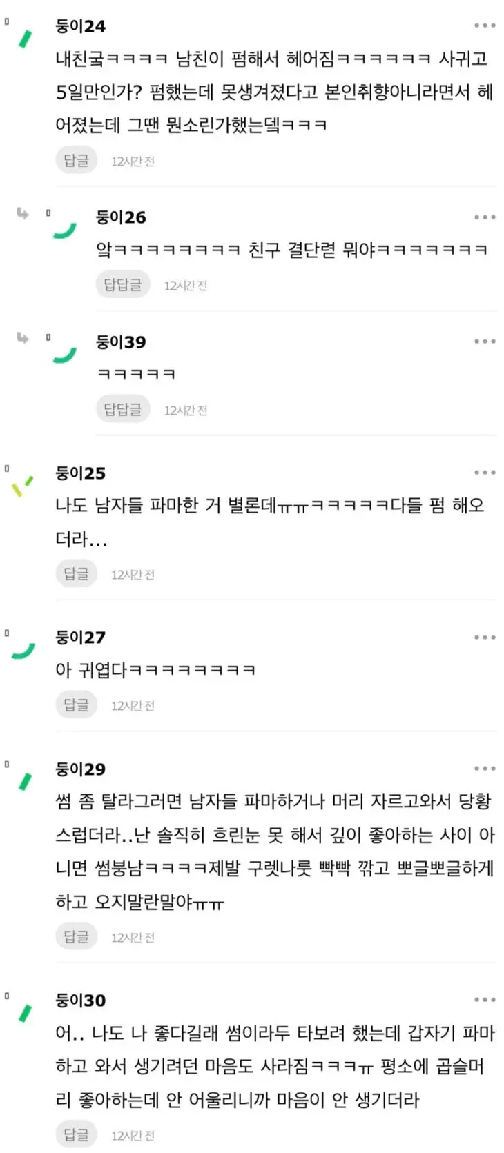 여초에서 공감받는 남자한테 식는 이유 | 인스티즈