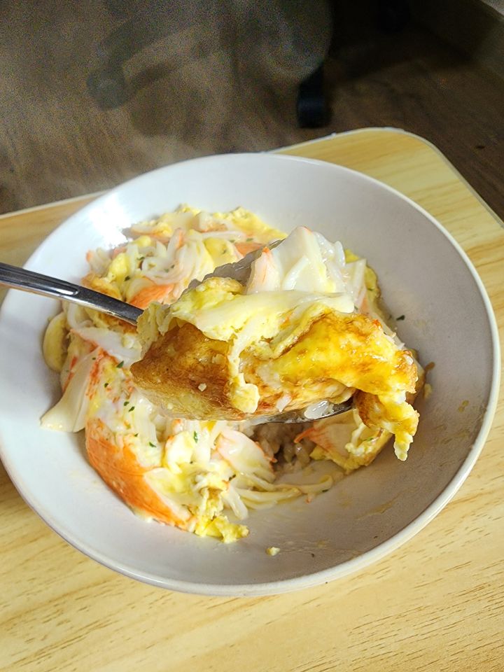 자취생의 초간단 게살덮밥 | 인스티즈