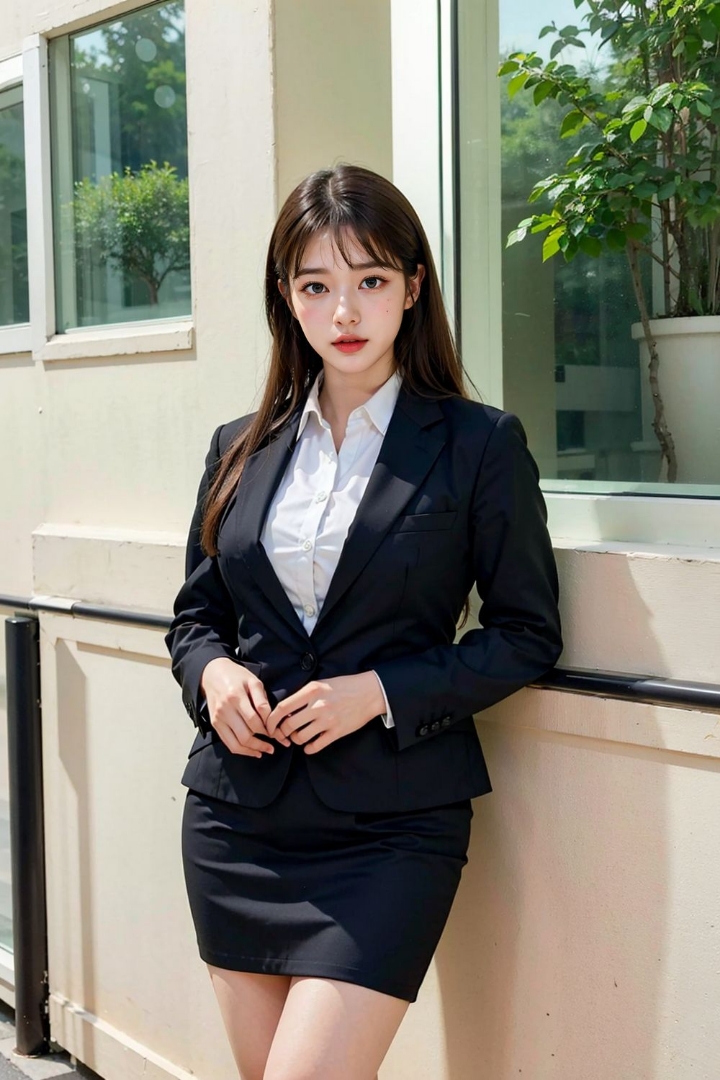 건전) 오늘자 AI가 그린 귀여운 정장녀 실사 | 인스티즈