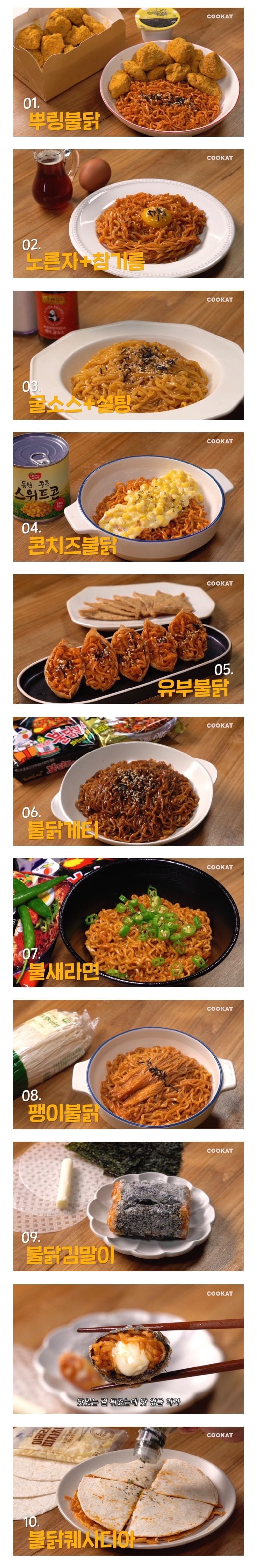 온라인에서 유명한 불닭 꿀조합 10개 | 인스티즈