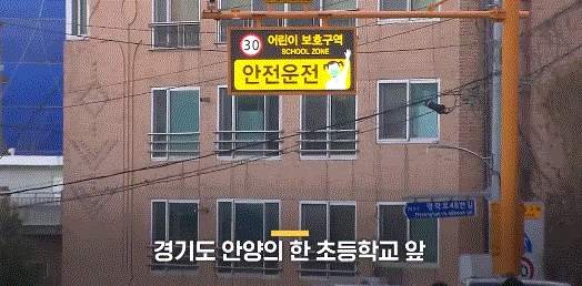 국내 최초로 안양의 한 초등학교 앞에 설치된 것 | 인스티즈