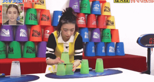 손으로 하는거 뭐든 잘한다는 일본 여배우.gif | 인스티즈
