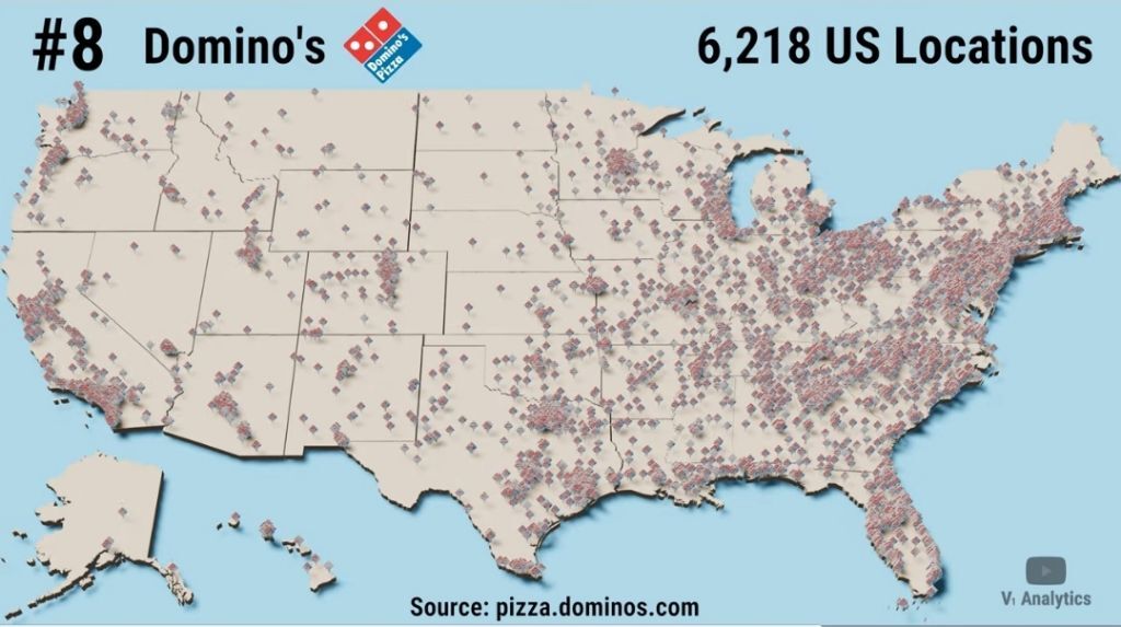 미국 패스트푸드 체인점 점포수 top 30 | 인스티즈