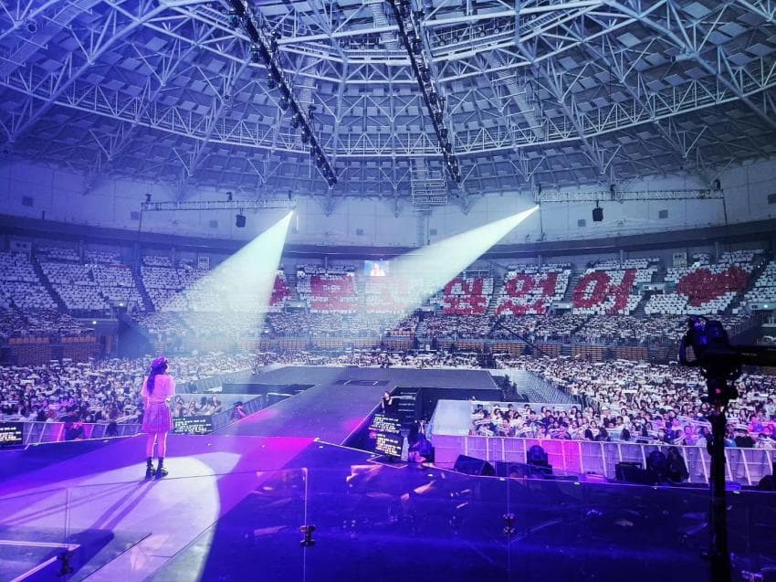 어제, 오늘 콘서트한 태연 파인 무반주 라이브 2023 버전 | 인스티즈