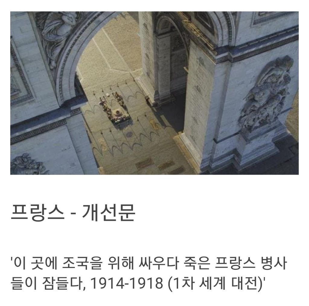 나라별 무명용사의 묘 비문 | 인스티즈