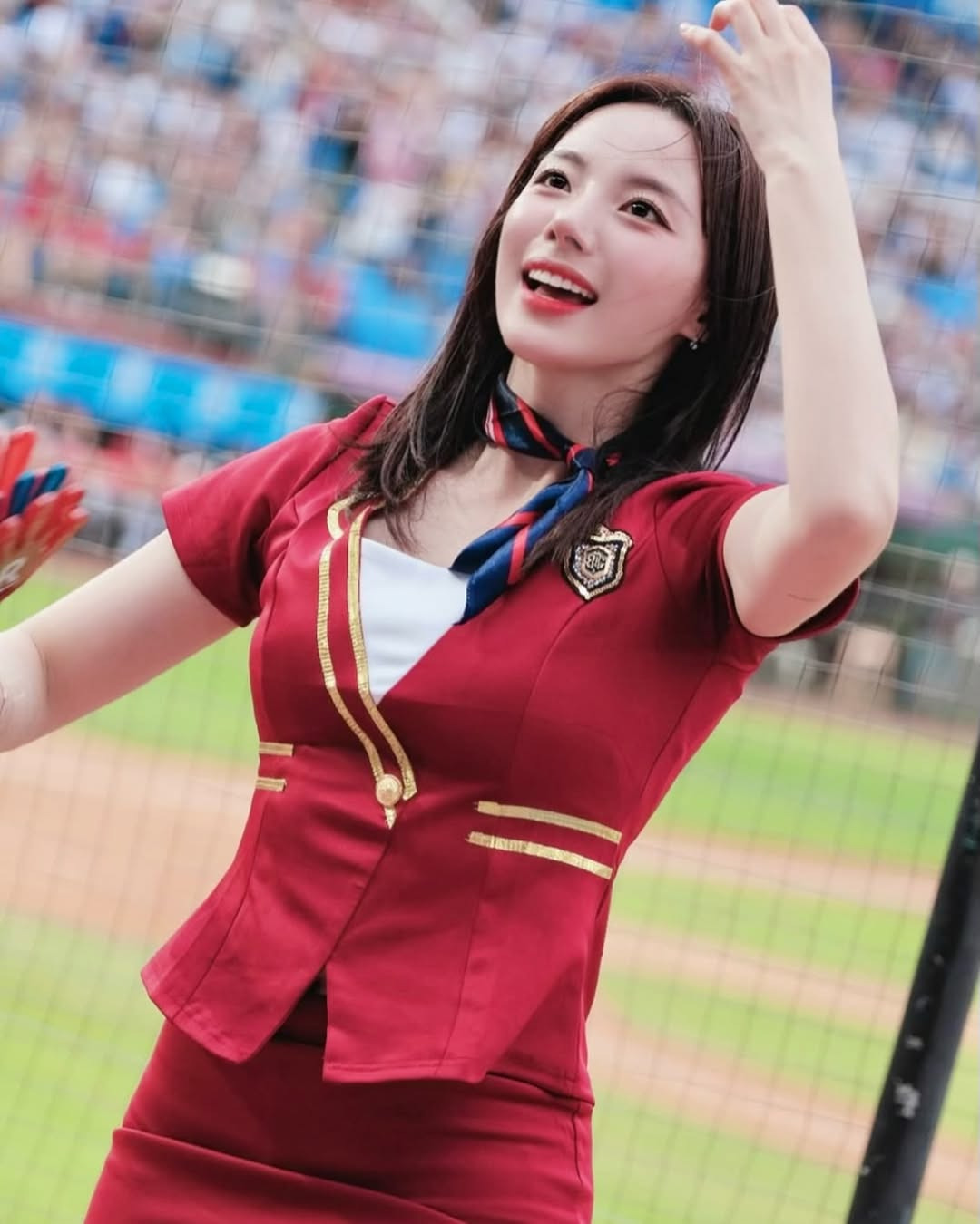 하지원 치어리더 스튜어디스 컨셉 복장.jpg | 인스티즈