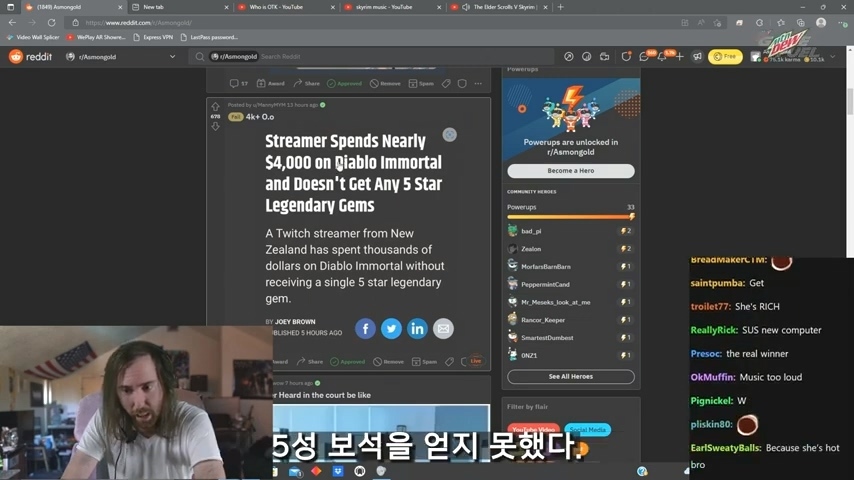 디아블로 이모탈 과금 구조에 정신 못차리는 해외 스트리머들 | 인스티즈