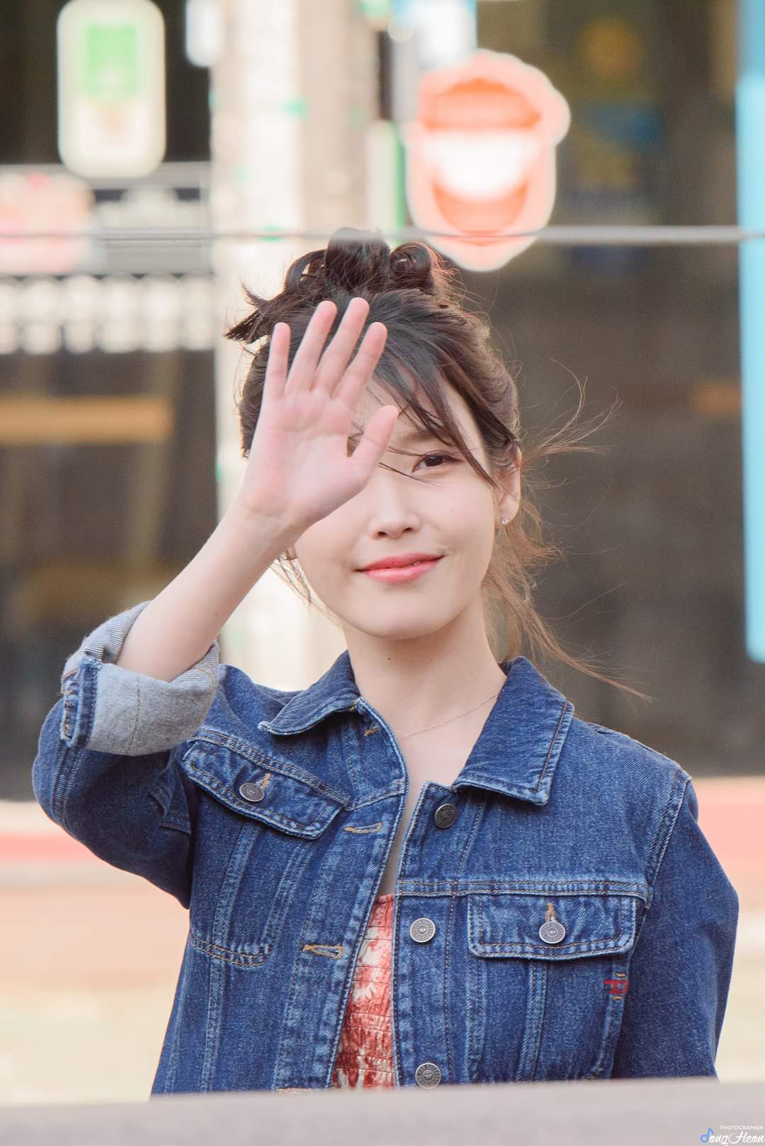 은근 청순한 청자켓 원피스 아이유.jpg | 인스티즈
