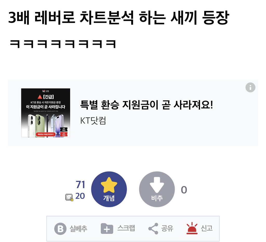 아직 주식 씹고점인 이유 | 인스티즈