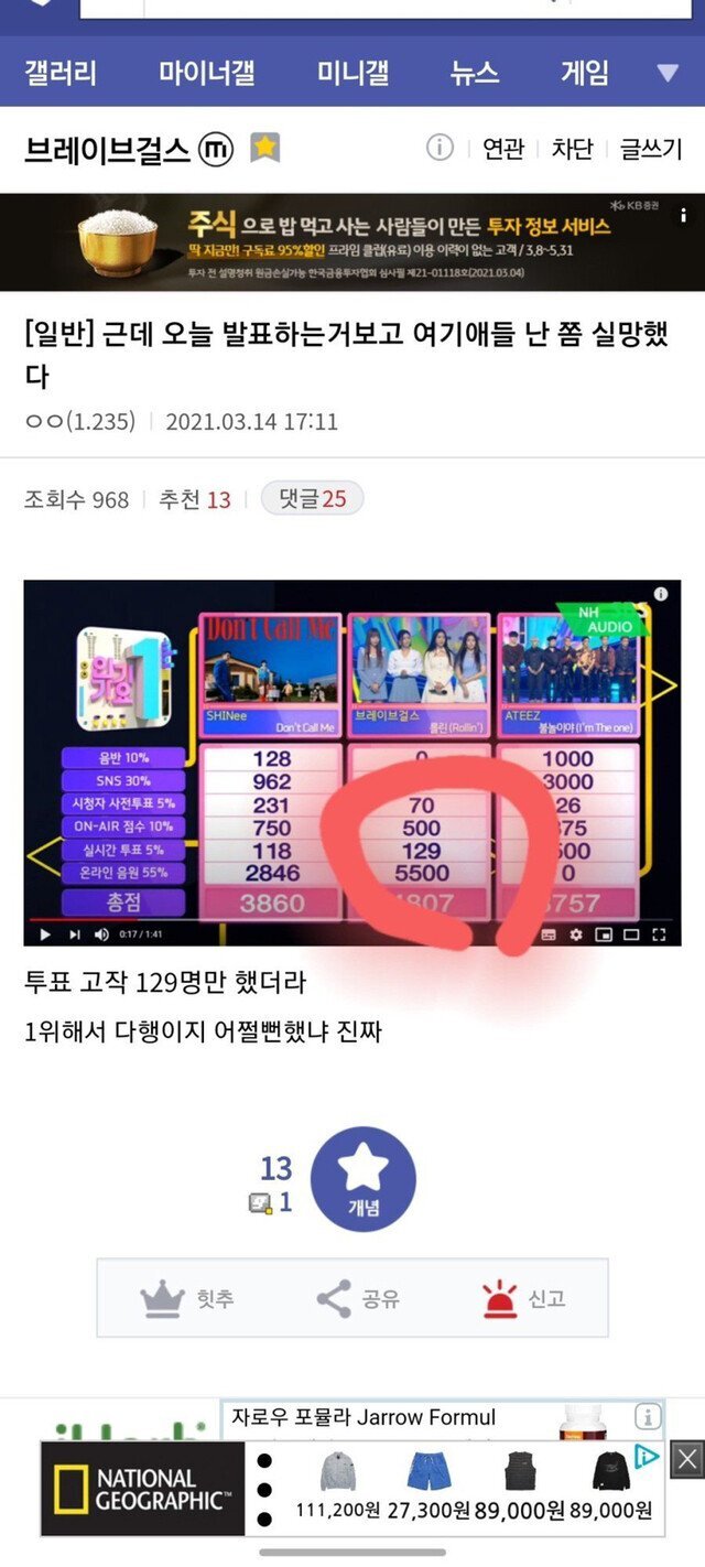 현재 분위기 안좋은 브레이브걸스 갤러리.....jpg | 인스티즈